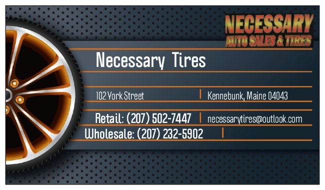 Mechanic working on tires